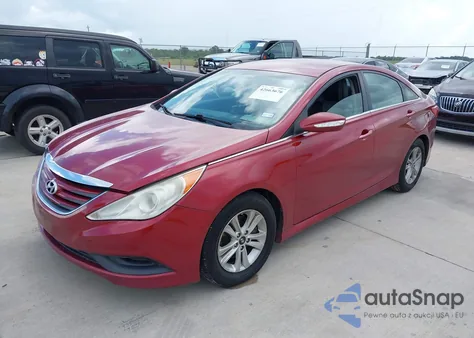 2014 Hyundai Sonata Gls z USA, uszkodzony, nr VIN 5NPEB4AC7EH868488